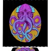 Waterproof Fabric Animal Print Octopus Shower Curtain for Bathroom Decor