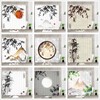 Waterproof Fabric Bamboo Sun Asian Art Mount Fuji Japan Shower Curtain For Your Bathroom