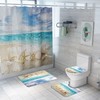 Waterproof Fabric Beach Starfish Shell Shower Curtain For A Durable Bathroom Decor