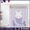 Waterproof Fabric Car Mermaid Shower Curtain, Perfect For Anyone Who Loves Both Cars And Mermaids