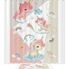 Waterproof Fabric Lovely Unicorns Shower Curtain - Restroom Shower Curtains