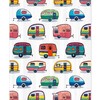 Waterproof Fabric Shower Curtain For Small Camper Bathrooms