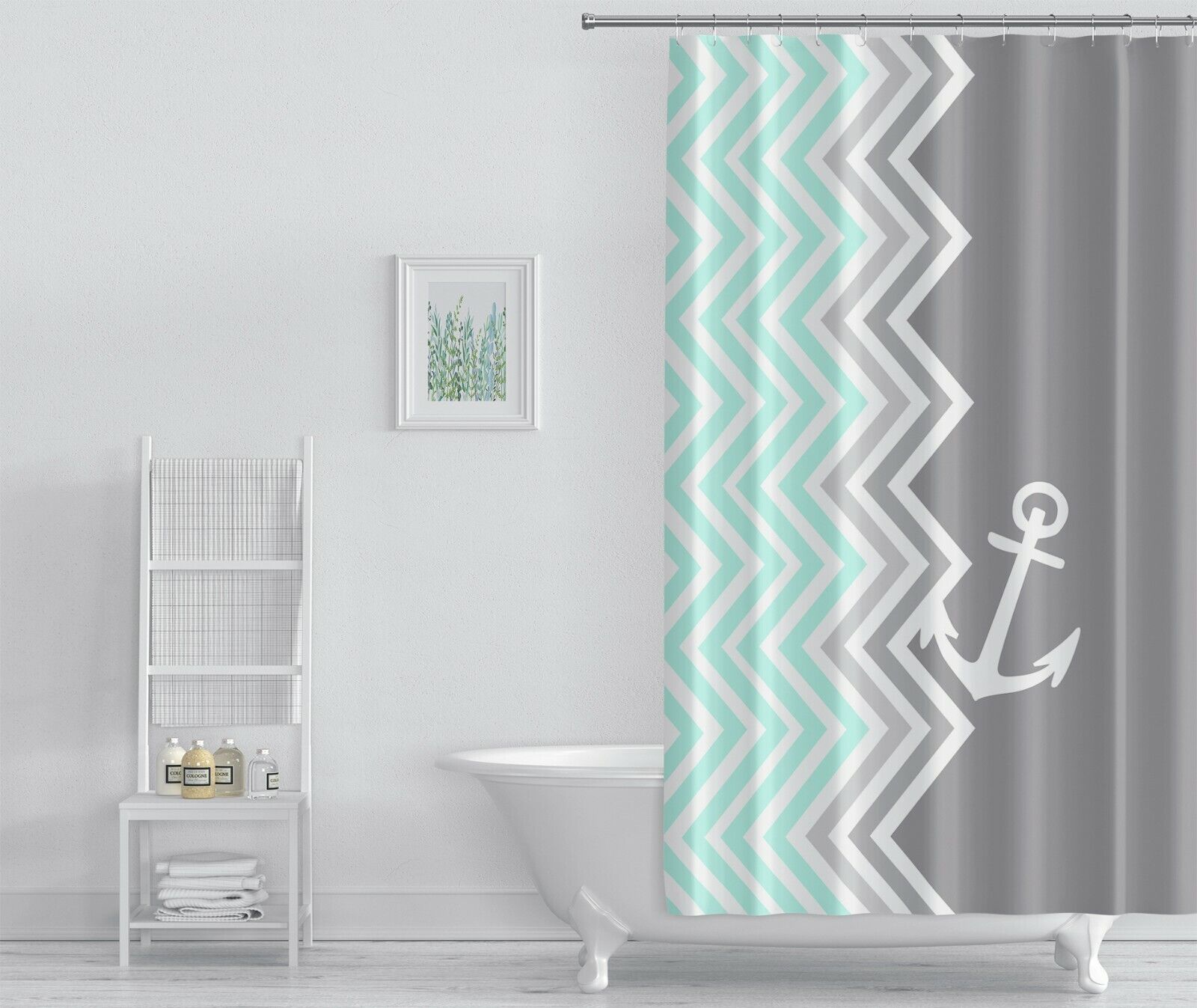 Waterproof Fabric Shower Curtain - Luxurious Bathroom Accessories
