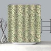 Waterproof Fabric Shower Curtain, William Morris-Inspired Plant Print Design, Unique Bath Curtain Decor