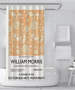 Waterproof Fabric Shower Curtain for Bathroom Decor