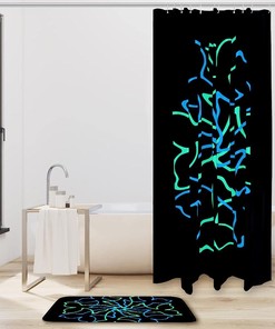 Waterproof Killer Whale Bathroom Decors Shower Curtain