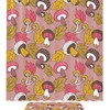 Waterproof Mushroom and Maple Leaf Shower Curtain, Natural Theme and Elegant Design