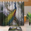 Waterproof Peacock Shower Curtain - Perfect for Your Bathroom Decor