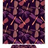 Waterproof Purple Dragonfly Bath Curtain for Bathroom Dcor