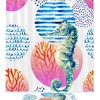 Waterproof Seahorse Shower Curtain: A Fun And Playful Addition To Your Bathroom Decor