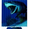 Waterproof Shark Under the Sea Shower Curtain for Your Bathroom