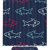 Waterproof Sharks Ocean Sea Fabric Shower Curtain for Your Bathroom