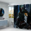 Waterproof Shower Curtain with Mandalorian Design from Star Wars Collection