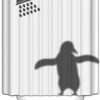 Waterproof Shower Penguin Shadow Curtain for Bathroom Fabric Shower 