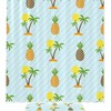 Waterproof Tropical Pineapple Shower Curtain 