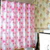 Watertight Heart Print Shower Curtain For Your Bathroom