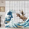 Waves Shower Curtain - A Fun And Playful Twist In Your Bathroom
