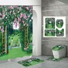 Wedding Garden Home Waterproof Shower Curtain - Elegant Bathroom Decor