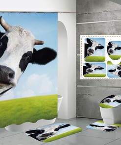 Western Cowboy Boots Gray Home Decor Shower Curtain Country Bathroom Decoration With Western Theme 