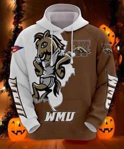 Western Michigan 3D Mascot All Over Print Hoodie Gift For Fans
