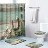 Western Rustic Antique Cowboy Customized Shower Curtain