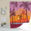 Western Sunset Cowboy Shower Curtain, Unique Bathroom Decor, Perfect for Cowboy Lovers