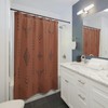 Western Theme Shower Curtain for a Rustic Bathroom