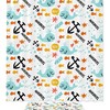 Whale Print Waterproof Colorful Shower Curtain For A Playful Bathroom Theme