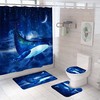 Whale Shower Curtain for a Refreshing Bathroom Look 