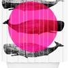 Whales Pink Shower Curtain By Elisabeth Fredriksson For A Whimsical Bathroom Touch