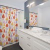 Whimsical Boho Mushrooms Shower Curtain With Pop Art Mushrooms Bath Curtains For Boho Home Decor