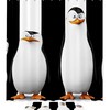 Whimsical Cartoon Penguin Waterproof Shower Curtain For Bathroom Decor