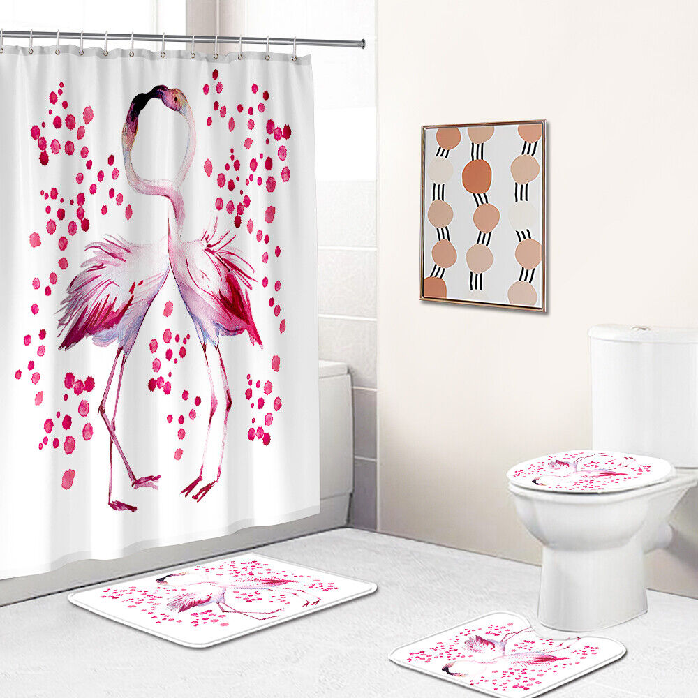 Whimsical Flamingo Shower Curtain For A Lighthearted Bathroom