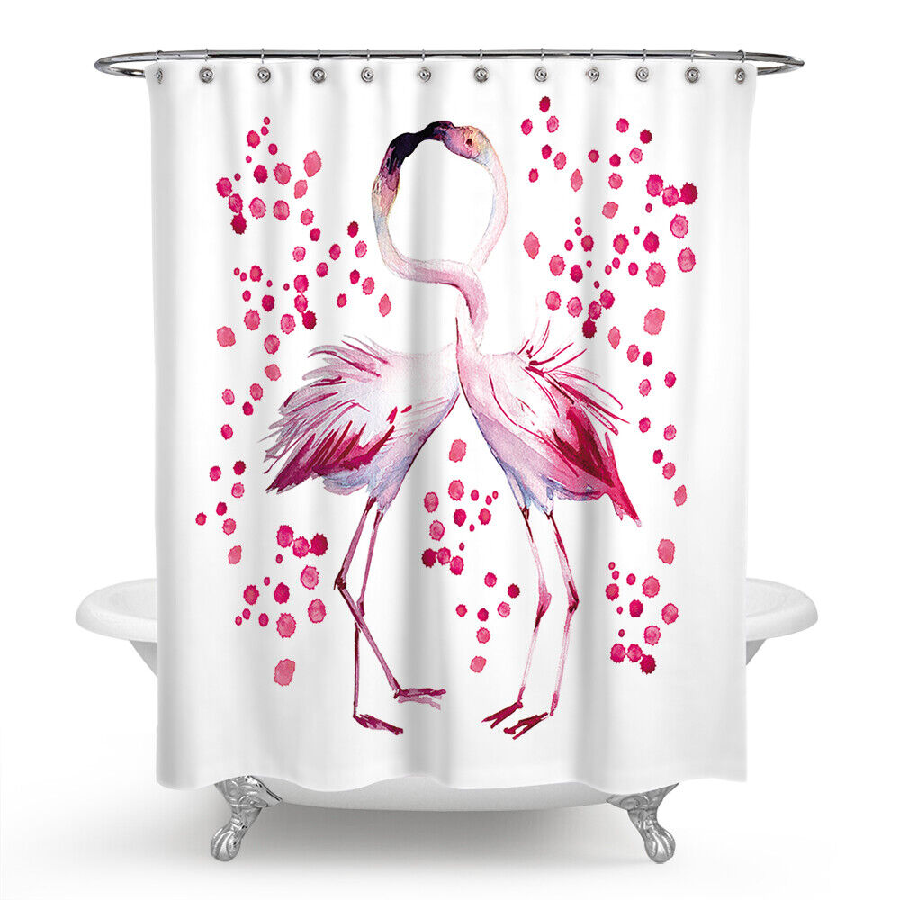 Whimsical Flamingo Shower Curtain For A Lighthearted Bathroom