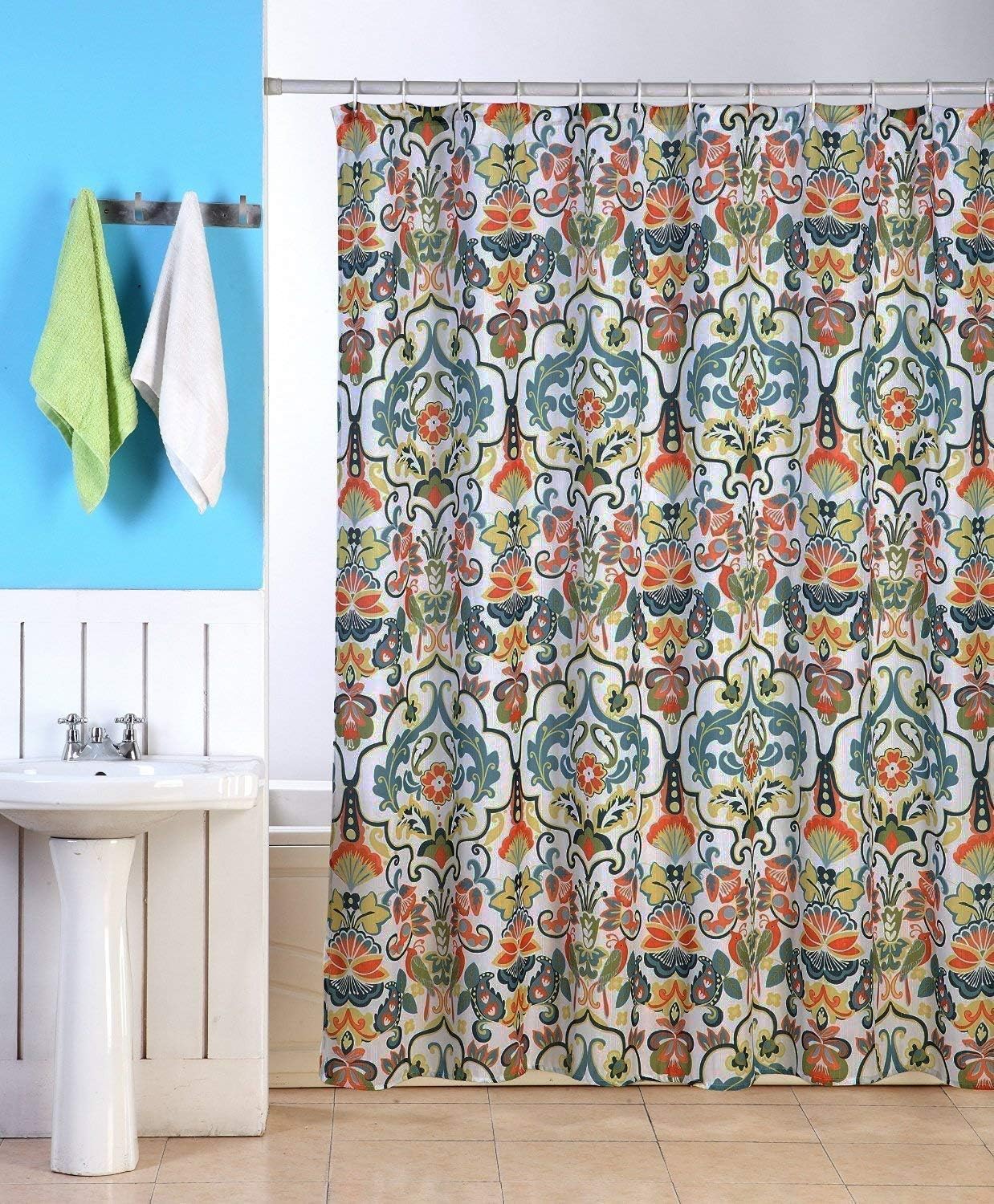 Whimsical Frogs Shower Curtain, Fun Bathroom Decorr