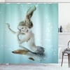 Whimsical Mermaid Shower Curtain