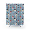 Whimsical Mushroom Houses Shower Curtain - Perfect for Playful Bathroom Decor