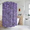 Whimsical Purple Mermaid Shower Curtain- Abstract Art Design Print for Kids Bathroom 