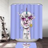 Whimsical Unicorn Llama Shower Curtain - A Positive Addition To Your Bathroom
