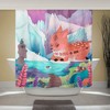 Whimsical Winter Penguin Art Patagonia Shower Curtain for Nature and Travel Lovers
