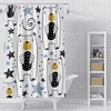 White Polar Bear Waterproof Shower Curtain For Bathroom