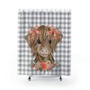 White Shower Curtain for Simple and Elegant Bathroom Decor, 72x72