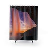 White Waterfall Shower Curtain - Simple and Elegant Design for Bathroom