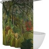 Wild Animals Primitive Jungle Scenes Shower Curtain For Your Adventurous Bathroom