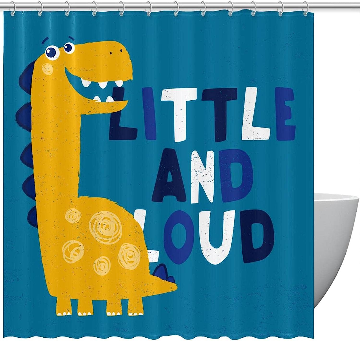 Wild Dinosaur Shower Curtain For Nature And Animal Lovers
