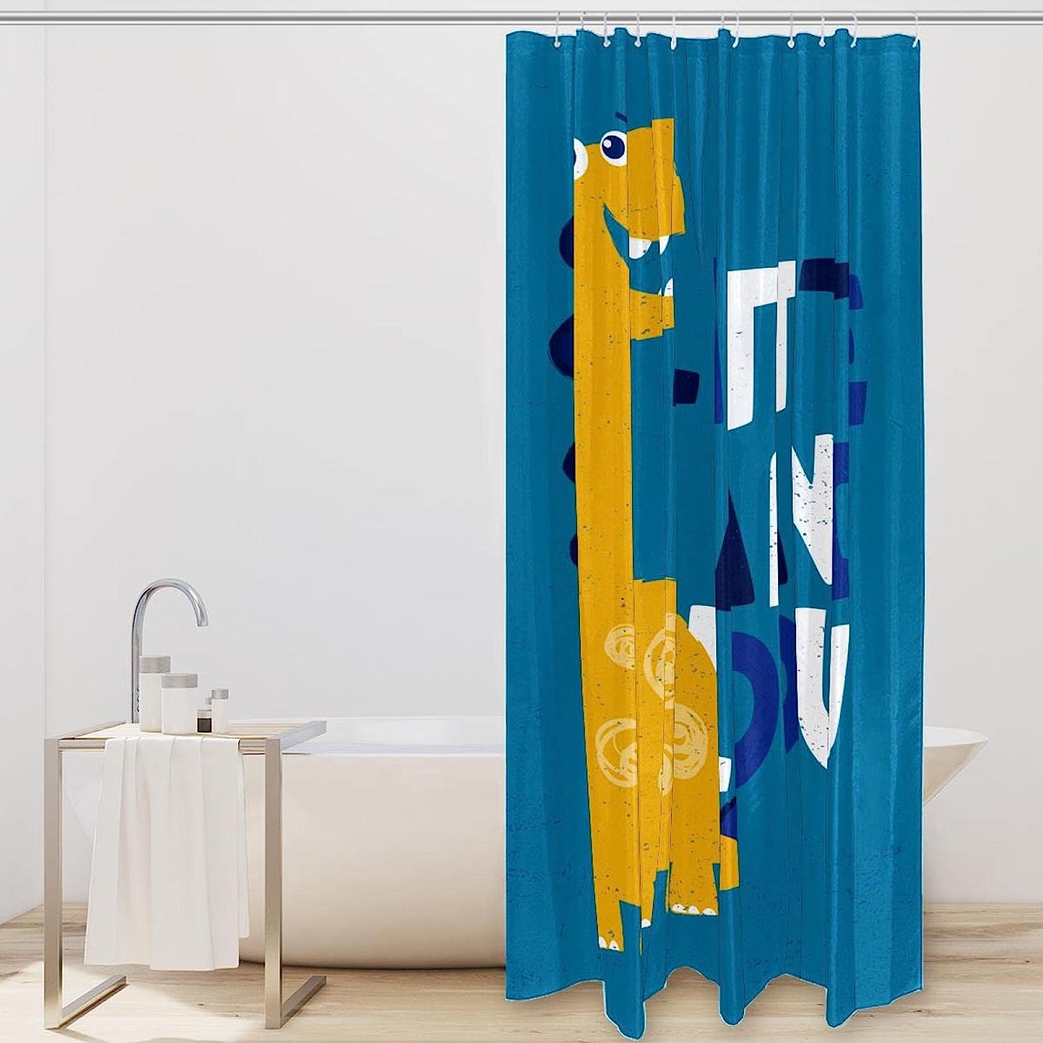 Wild Dinosaur Shower Curtain For Nature And Animal Lovers - Image 2