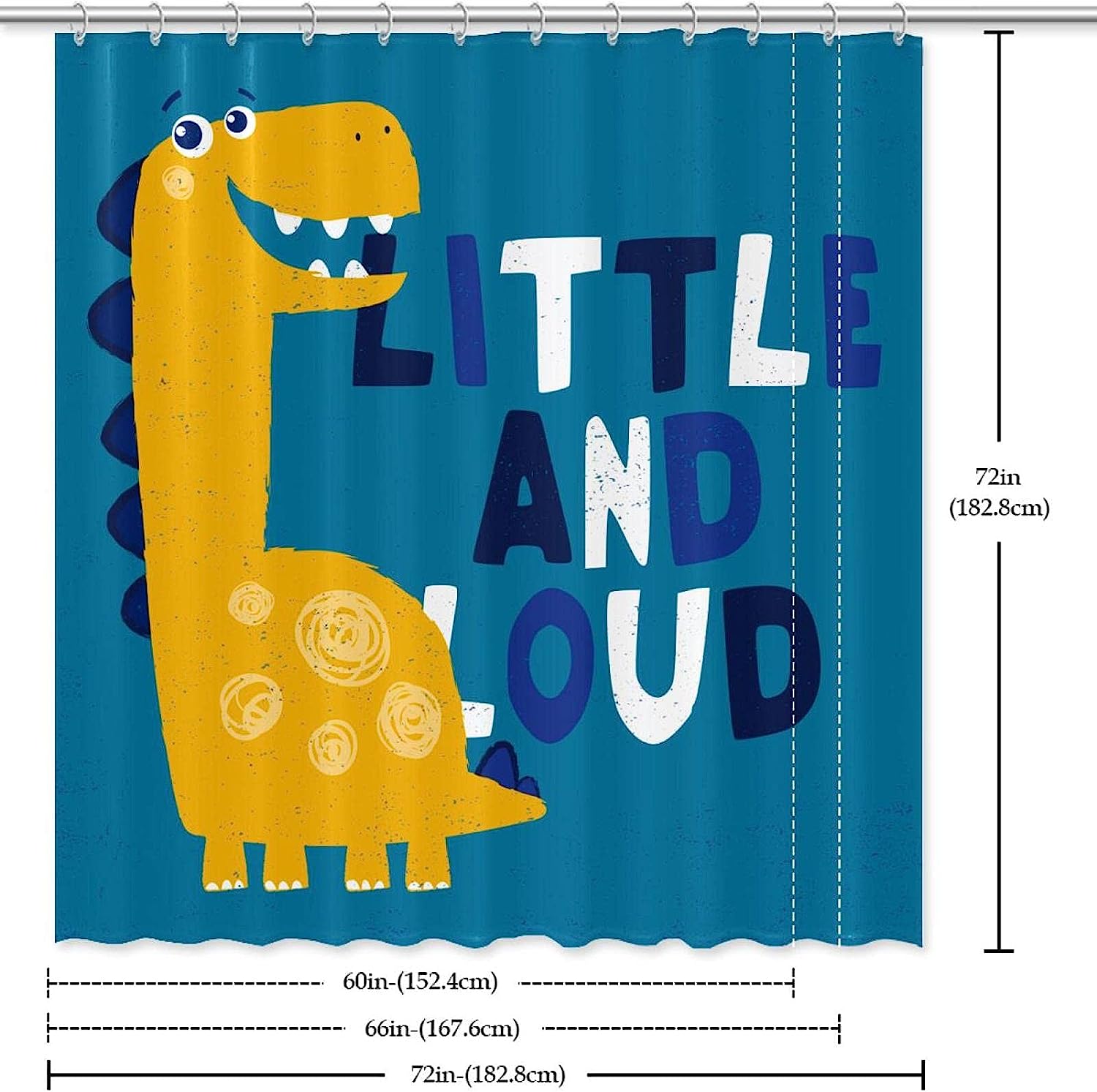 Wild Dinosaur Shower Curtain For Nature And Animal Lovers - Image 3