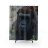Wild Gorilla Shower Curtain - Jungle-Inspired Bathroom Decor