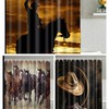 Wild Horses Shower and Bath Curtains - Scenic Bathroom Decor for Nature Lovers 