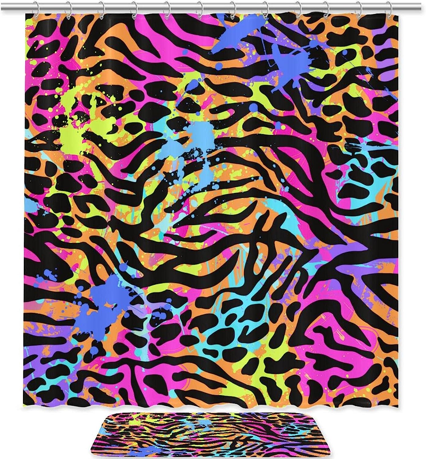 Wild Leopard Print Luxury Shower Curtain for Your Bathroom Dcor